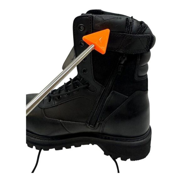 Bates Mens Sz.5 EX WIDE 8" Tactical Black Boots With Side Zipper E02340 Unisex - Picture 9 of 16